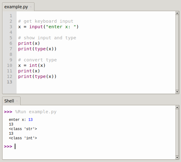 use text file as input python