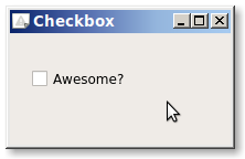 checkbox pyqt